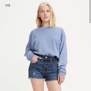 LEVIS 501 Original High Waist Jean Shorts in “Salsa Destiny”: Size 27